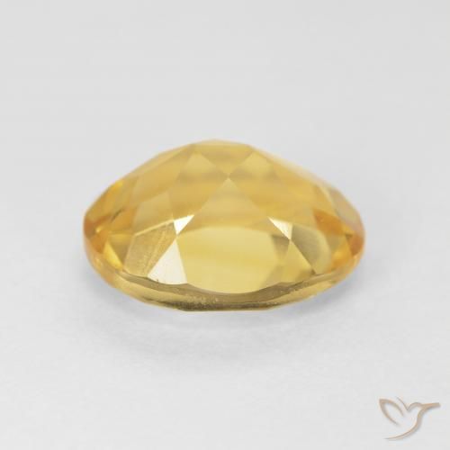 Citrino Dourado médio Natural 4.39ct, oval, VVS-VS