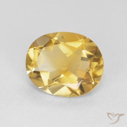 Citrino Dourado Natural 3.84ct, oval, VVS