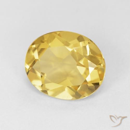 Citrino Dourado Natural 3.94ct, oval, VVS