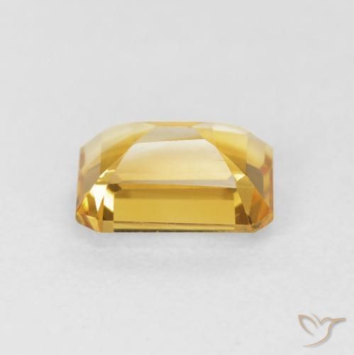 Citrino Ouro Natural 1.48ct, Corte Octógono / Esmeralda, VS