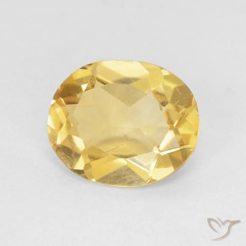 3.33ct Natural Laranja Dourada Citrino, oval, VVS-VS