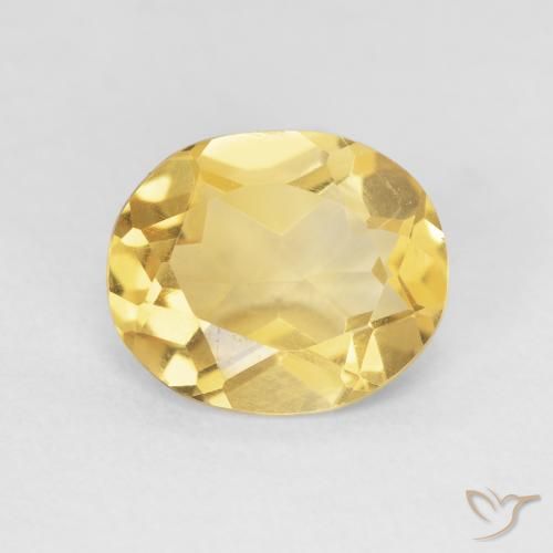 Citrino Laranja Dourada Natural 3.33ct, oval, VVS-VS