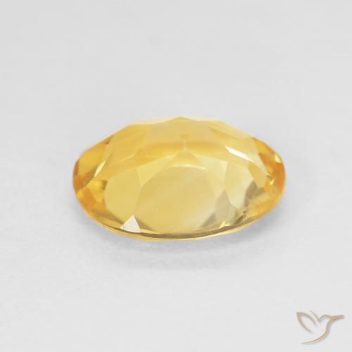 Citrino Laranja Dourada Natural 3.33ct, oval, VVS-VS