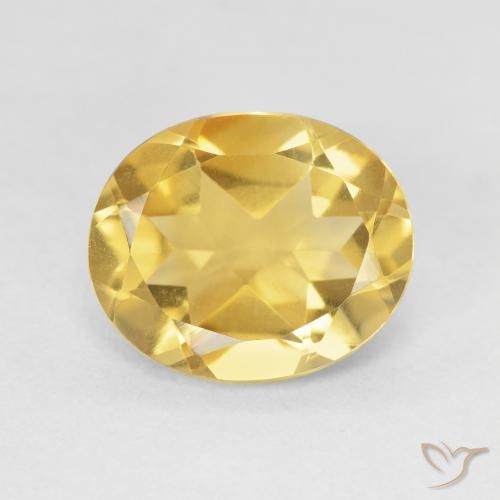 4.13ct Natural Dourado médio Citrino, oval, VVS-VS