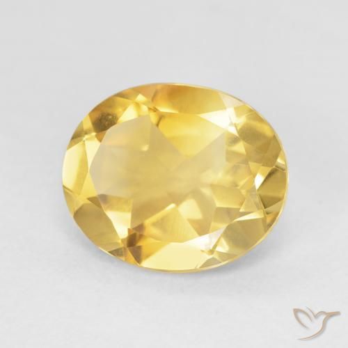 Citrino Dourado médio Natural 4.13ct, oval, VVS-VS
