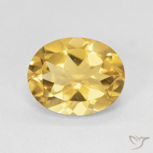 3.63ct Natural ouro profundo Citrino, oval, VVS-VS