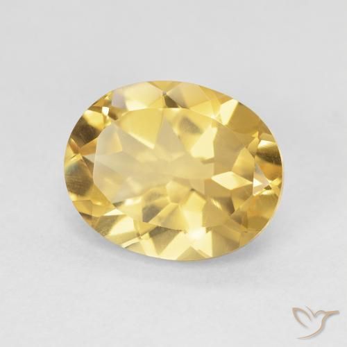 Citrino ouro profundo Natural 3.63ct, oval, VVS-VS