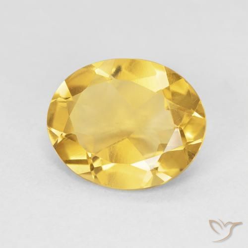 Citrino Dourado Natural 3.61ct, oval, VVS-VS