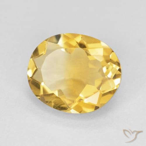 Citrino Dourado Natural 4.44ct, oval, VVS-VS