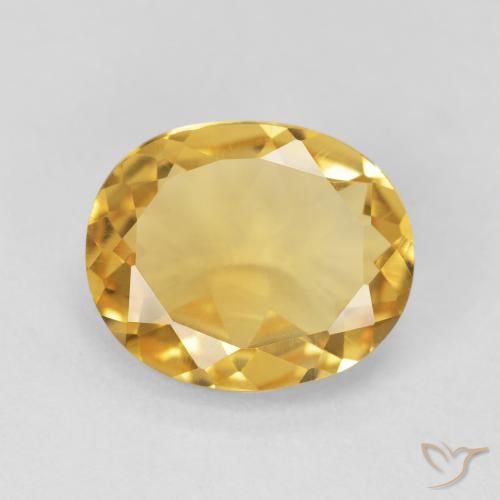 3.98ct Natural ouro médio Citrino, oval, VVS-VS