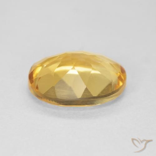 Citrino ouro médio Natural 3.98ct, oval, VVS-VS