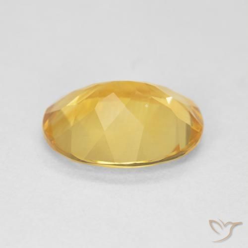 Citrino Laranja Dourada Natural 3.34ct, oval, VVS-VS