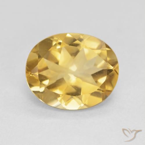 3.95ct Natural Dourado Citrino, oval, VVS-VS