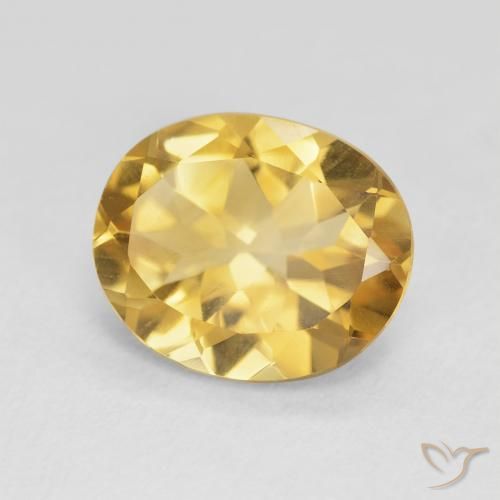Citrino Dourado Natural 3.95ct, oval, VVS-VS