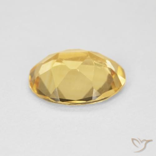Citrino Dourado médio Natural 2.96ct, oval, VVS-VS