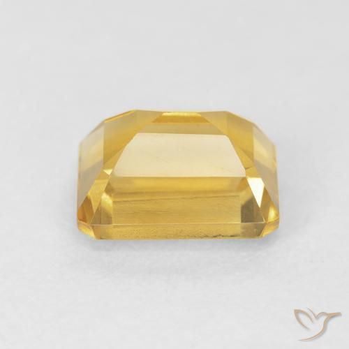 Citrino Dourado Natural 1.75ct, Corte Octógono / Esmeralda, VVS