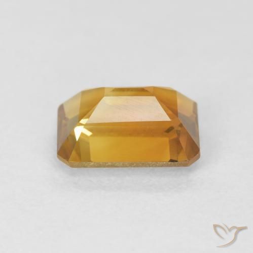 Citrino Laranja-Ouro Natural 1.47ct, Corte Octógono / Esmeralda, VVS