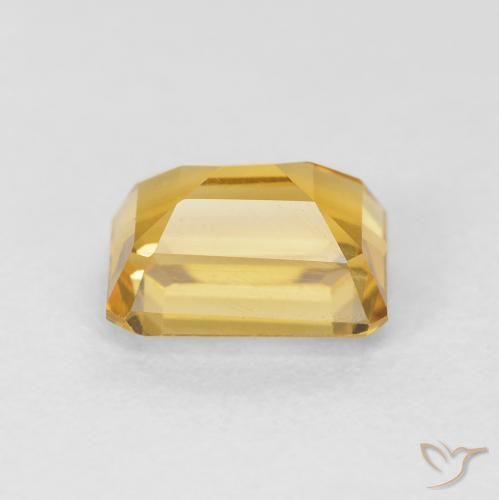 Citrino Dourado Natural 1.78ct, Corte Octógono / Esmeralda, VVS