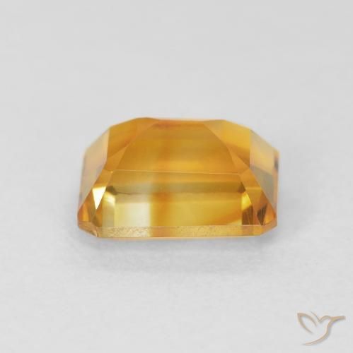 Citrino Laranja Profundo-Ouro Natural 1.68ct, Corte Octógono / Esmeralda, VVS