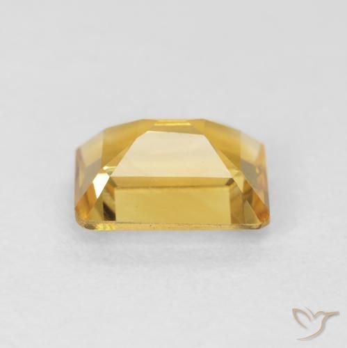 Citrino Dourado Natural 1.45ct, Corte Octógono / Esmeralda, VVS