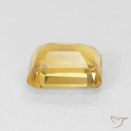 Citrino ouro brilhante Natural 1.80ct, Corte Octógono / Esmeralda, VVS