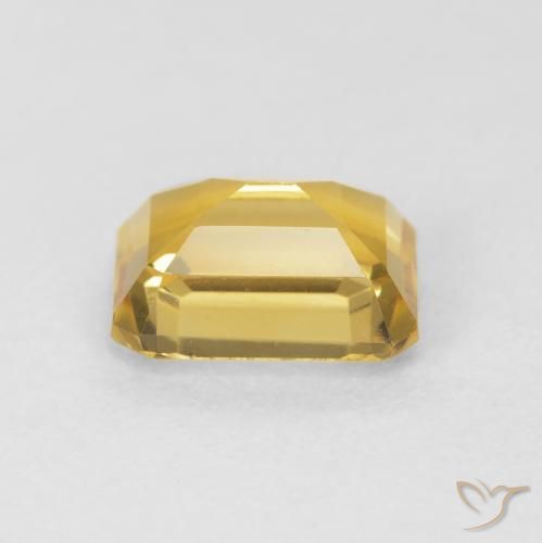 Citrino Dourado Natural 1.53ct, Corte Octógono / Esmeralda, VVS