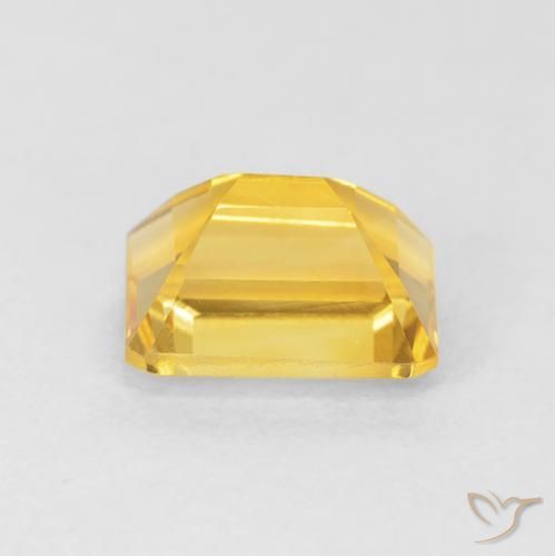 Citrino ouro médio Natural 1.82ct, Corte Octógono / Esmeralda, VVS-VS