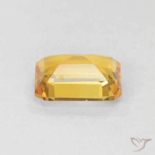 Citrino Dourado Natural 1.40ct, Corte Octógono / Esmeralda, VVS-VS