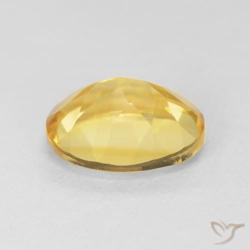 Citrino Dourado médio Natural 4.19ct, oval, VVS-VS