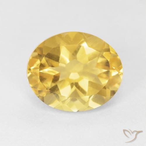 4.72ct Natural Laranja Dourada Citrino, oval, VVS-VS