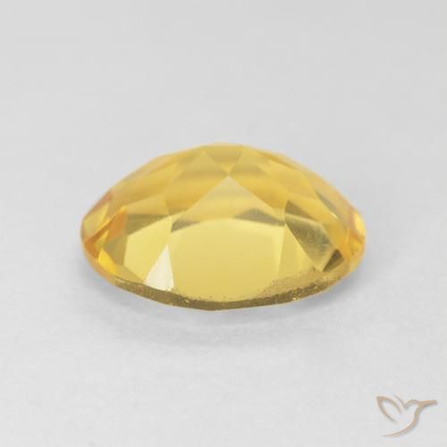 Citrino Laranja Dourada Natural 3.91ct, oval, VVS-VS
