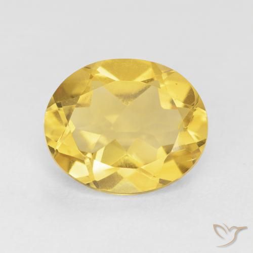 4.06ct Natural Dourado médio Citrino, oval, VVS-VS