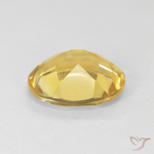 Citrino Dourado médio Natural 4.06ct, oval, VVS-VS