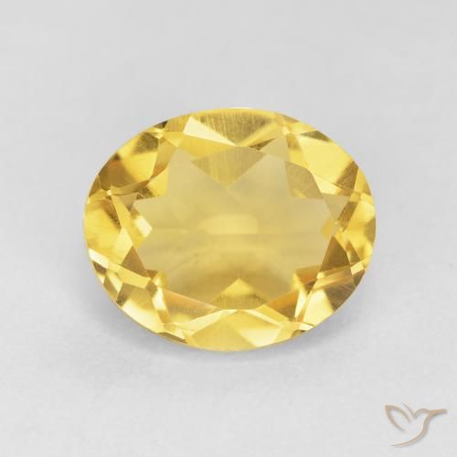 4.34ct Natural Laranja Dourada Citrino, oval, VVS-VS
