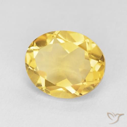 Citrino Laranja Dourada Natural 4.34ct, oval, VVS-VS