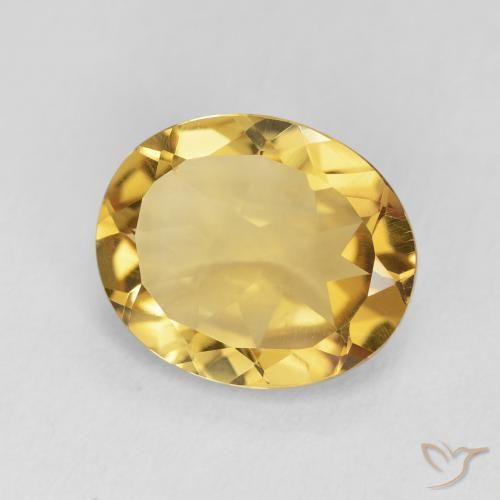 Citrino Dourado Natural 3.76ct, oval, VVS-VS