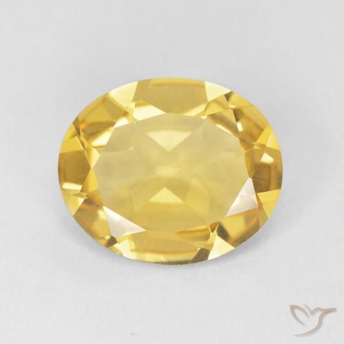 3.71ct Natural Laranja Dourada Citrino, oval, VVS-VS
