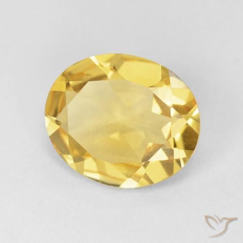 Citrino Laranja Dourada Natural 3.71ct, oval, VVS-VS