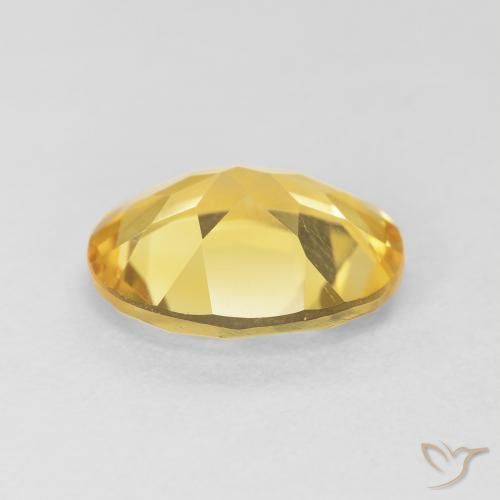 Citrino Laranja Dourada Natural 3.71ct, oval, VVS-VS