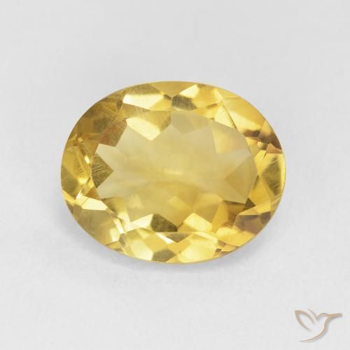 3.87ct Natural Laranja Dourada Citrino, oval, VVS-VS