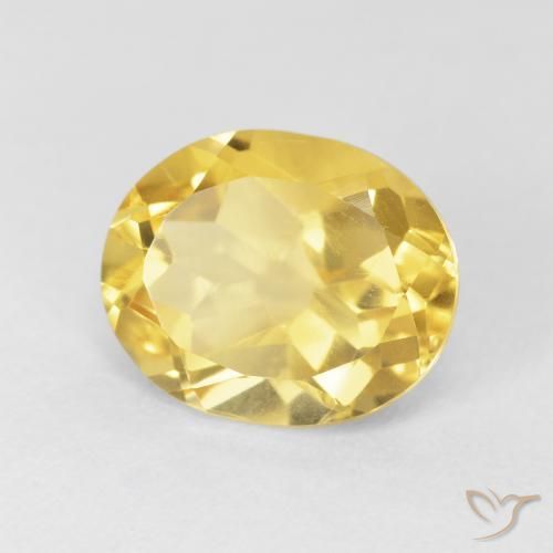 Citrino Laranja Dourada Natural 4.24ct, oval, VVS-VS