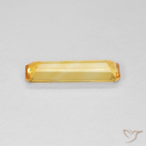 Citrino Dourado Natural 0.99ct, Corte Octógono / Esmeralda, VVS-VS