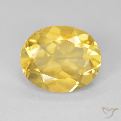 4.43ct Natural Dourado médio Citrino, oval, VVS-VS