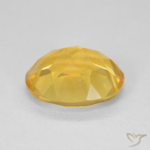 Citrino Dourado médio Natural 4.43ct, oval, VVS-VS