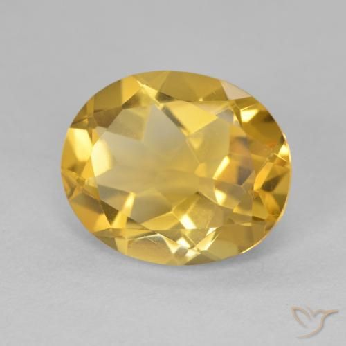 Citrino Dourado Natural 4.06ct, oval, VVS