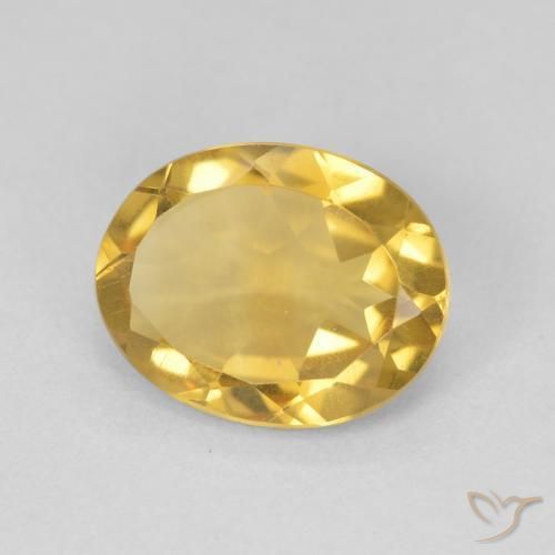 Citrino Dourado Natural 3.15ct, oval, VVS