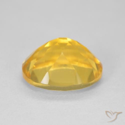 Citrino ouro médio Natural 4.58ct, oval, VVS-VS
