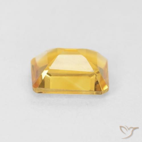 Citrino Dourado Natural 1.35ct, Corte Octógono / Esmeralda, VVS