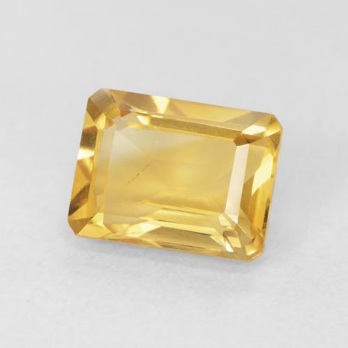 Citrino Dourado Natural 1.83ct, Corte Octógono / Esmeralda, VS