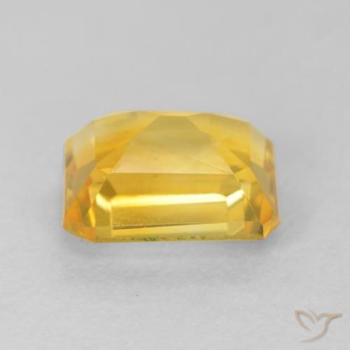 Citrino Dourado-Laranja Natural 1.76ct, Corte Octógono / Esmeralda, VVS